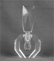 Vintage Diamond Cut Crystal Perfume Bottle