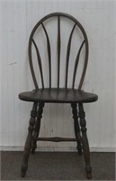 Antique Bent Wood Fan Back Side Chair