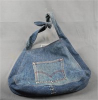 Vintage Levi Back Pocket Blue Jean Tote Bag