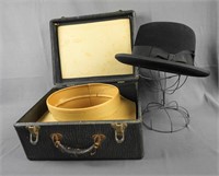 Vintage Penn Craft Derby Hat Size 7 with Hat Box