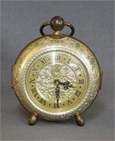 Vintage Bradley Pocket Watch Style Alarm Clock