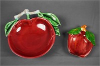 Franciscan Apple Spoon Tea Bag Holders