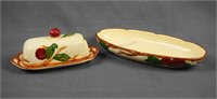 Franciscan Apple Butter Dish and Relish Dish