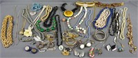 Large Group of Vintage and Modern Costume Jewelry