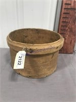 wooden round box no lid