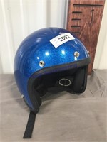 Blue sparkle helmet no size