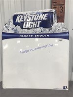 Keystone light menu board sign