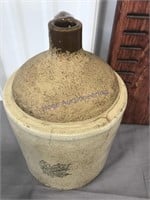 Western stoneware 2-tone crock jug