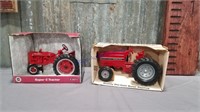 2 ertl 1/16th scale tractors