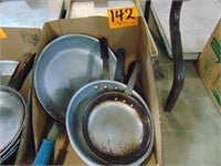 5 Metal Fry Pans