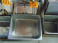 10 Stainless Containers w/Lids