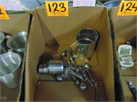 Metal Measuring Utensils and Sifter