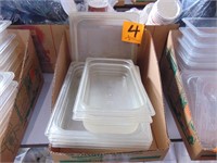 Plastic Food Containers w/2 Lids