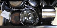 GROUPING: POTS AND PANS DRAWER UNDER STOVE