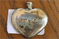 STERLING SILVER HEART PERFUME MARKED: 925 AND HAS