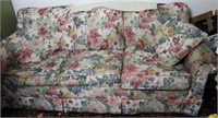 SLEEPER SOFA WITH FLORAL PRINT