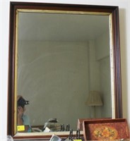 VINTAGE WALL MIRROR - 28" X 34"