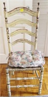 VINTAGE LADDER BACK CHAIR