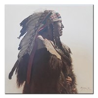 James Bama's "Crow Indian From Lodge Grass" Limite