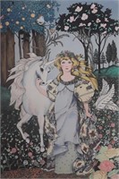 Gina Tomao's "Girl With Unicorn" Limited Edition P