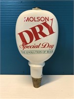 Molson Dry Beer Tap Handle