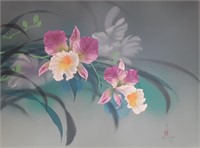 David Lee's "Tropical Irises (24)"  Limited Editio