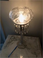 Cut Glass Lamp