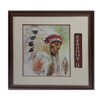 Native American Native American Themed Framed Prin
