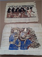 An Egyptian Themed Papyrus Paper Print