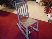 Prim. type cane seat painted rocker