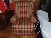 Rocking reclining parlor seat chair