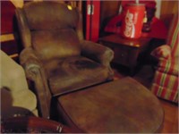 Luxury parlor chair & Ottoman