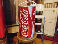 Metal oval Coca Cola case/cooler