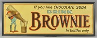 LARGE PALMER COX BROWNIE SODA SIGN
