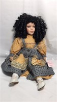 15” sitting Porcelain doll Heidi from Cathay