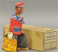MARX RED CAP PORTER IN ORIGINAL BOX