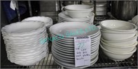 LOT, 66PCS ASST PLATES + BOWLS