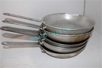 LOT, 5PCS, 8"D FRYING PANS