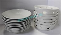 LOT, 19PCS ASST BOWLS