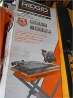 RIDGID Wet Tile Saw with Stand