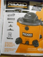 New RIDGID 12 Gallon Wet/Dry Vac