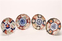 Japanese Imari Plates, Group of 4 Different