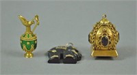 (3) GOLD PENDANT CHARMS