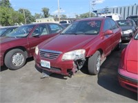 54	2007	Kia	Spectra	Red	KNAFE121175460642