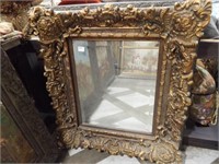 Mirror with Gold Gilded Frame
