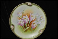 Prussia hand painted, artist signed 8.5" plate