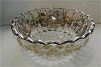 Silver overlay 8.5" bowl