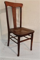 Side chair with cane seat