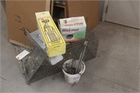 (2) Live Traps Approx 32"x10"x12",18"x5"x5", (2)