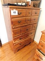 Mid Century cedar chest of drawers, 5 drawers,